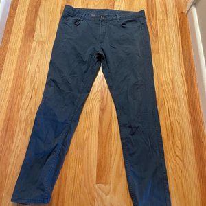 Blue men's khakis